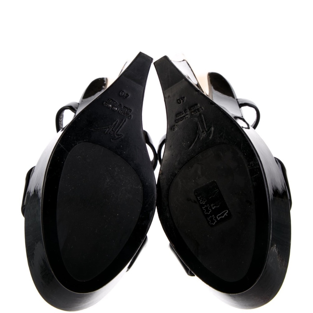 Giuseppe Zanotti RARE Jee signature wedge sandals euro 40 excellent condition - Picture 9 of 9